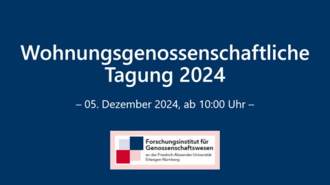 Zum Artikel "Einladung zur Wohnungsgenossenschaftlichen Tagung am 05.12.2024"